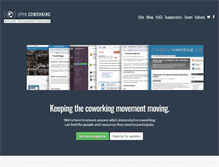 Tablet Screenshot of opencoworking.org